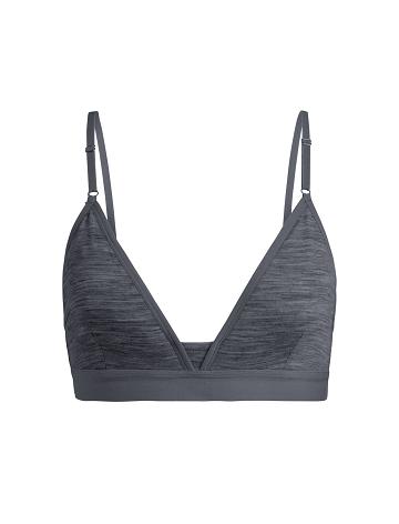 Gritstone Heather Icebreaker Merino Siren Women's Bras | AU 1820VRWD